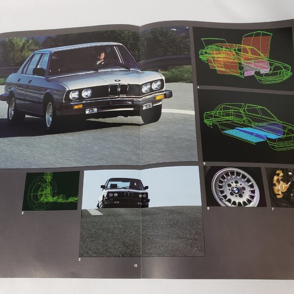 1985 BMW 524TD SPECIFICATIONS DEALERSHIP BOOK - Picture 7 of 14